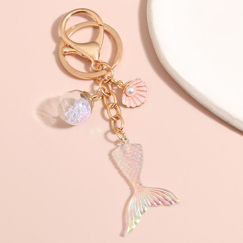 Wholesale Metal Mermaid Keychain